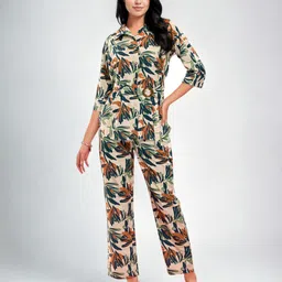 Moda Rapido Printed Shirt With Trousers Co-Ords-picture-3