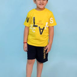 CHANDRIKA Boys Yellow Clothing Set-image-68