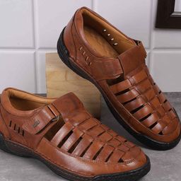 Mochi Men Leather Shoe-Style Sandals-picture-37