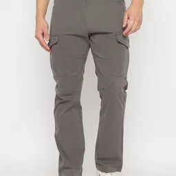 Duke Men Mid-Rise Cotton Cargos Trousers-picture-43