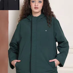 HOUSE OF VEDAS Women Reversible Outdoor Sporty Jacket-picture-53
