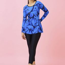 LYCOT Printed Swimming Dress With Attached Tights-image-14