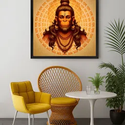 999Store Brown & Yellow 1 Piece Canvas Other Wall Paintings-49