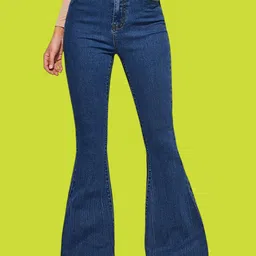VBEAUTI Women Bootilicious Bootcut High-Rise Stretchable Jeans-picture-3