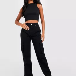 Kotty Women Straight Fit High-Rise Stretchable Jeans-picture-2