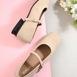 El Paso Women Open Toe Flats with Bows-picture-34