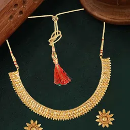 Adwitiya Collection Gold-Plated Jewellery Set-54