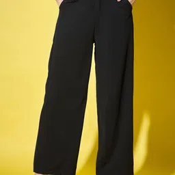 DIMPY GARMENTS Women Comfort High-Rise Trousers-image-99