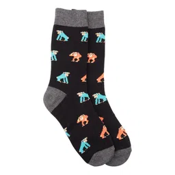 The Tie Hub Pack Of 3 Patterned Calf Length Socks image 2