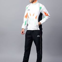 Shiv Naresh Printed Mock Collar Tracksuit image 5