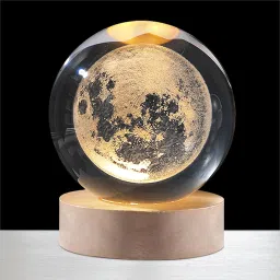 3D Crystal Ball Night Lamp(MOON) Night Lamp-13
