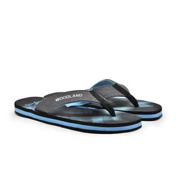 Woodland Men Printed Rubber Thong Flip-Flops-picture-38