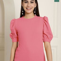 Tromko Pack of 2 Women Puff Sleeve Top-image-22