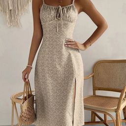 JC Mode Print A-Line Dress-image-83
