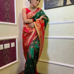 Visit Wear Woven Design Zari Pure Silk Banarasi Saree-image-61