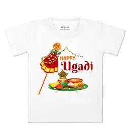 Arvesa Kids Typography Printed Applique T-shirt-picture-49