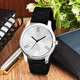 Gopal Shopcart Unisex Silicon Straps Analogue Watch 1017 GR01BLK NEW PU-image-74