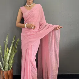 Sidhidata Woven Design Pure Georgette Ready to Wear Saree-36