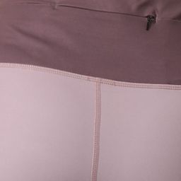 Soie Women's High-Waist Compression Waistband Ankle-Length Leggings With Tri-Color Block image 2
