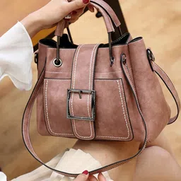 DressBerry PU Structured Shoulder Bag-image-93