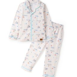 FUNKRAFTS Unisex Kids Printed Night suit-17