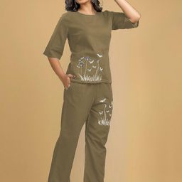 Naida Women Beige Co-Ords-image-93