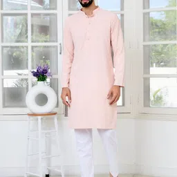 See Designs Floral Embroidered Thread Work Mandarin Collar Straight Kurta-image-54