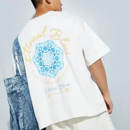 max Men Graphic Printed Round Neck Cotton Relaxed Fit T-shirt-image-79