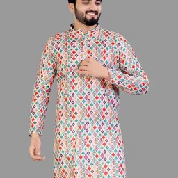 CELLUX Men Multi Kurtas-image-83