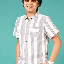 V-Mart Boys Opaque Striped Casual Shirt-image-58