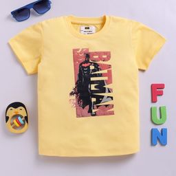 YK X Minute Mirth Boys Batman Printed Cotton T-Shirt-picture-21