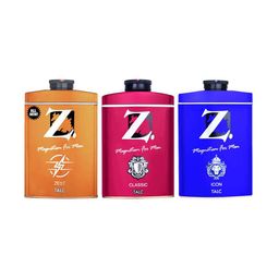 Z-MAGNETISM FOR MEN Set Of 3-Pcs Zest, Classic & Icon Talc- 100g Each image 1