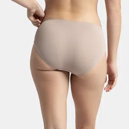 Jockey Full Coverage Hipster Briefs - 1874-0105-MOCHA image 3