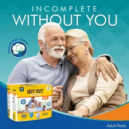 Not Out 3D Core Technology Adult Diapers - 10 Pieces - L image 2