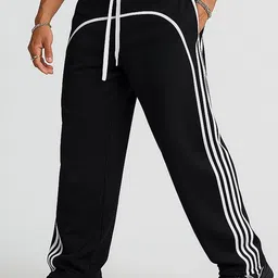 Maniac Men Baggy Fit Parachute Trousers-image-126