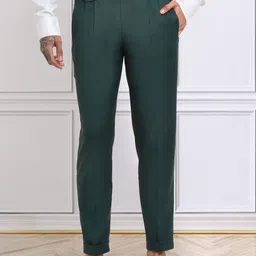 KLOTTHE Men Slim Fit Cotton Formal Trouser-image-82
