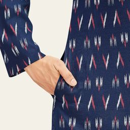 Studio Shringaar Men Geometric Printed Kurta image 5