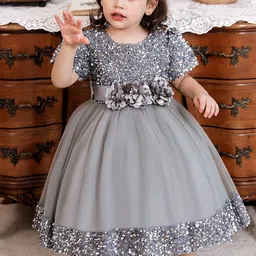 LULU & SKY Floral Print Flutter Sleeve Fit & Flare Dress-image-19