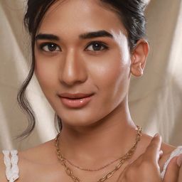 Jazz and Sizzle Brass Gold-Plated Necklace-image-58