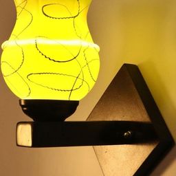1ST TIME Green & White Glass Traditional Wall Lamp-picture-24