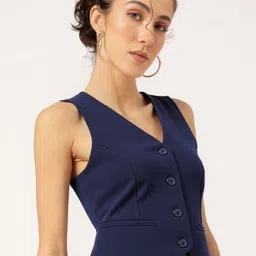 MAYKR Women V-Neck Waistcoat-picture-30