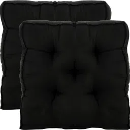 Microfibre Solid Chair Pad Pack of 2-image-3