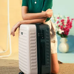Assembly Textured 360 Degree Rotation Hard Cabin-Sized Trolley Bag 40L image 3
