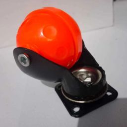 2inch 50mm Orange Bolcaster Total Hight 3inch , Wet Cap 100kgs Furniture Wheel Best Quality Wheel Swivel Furniture Caster-image-20