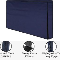 Nitasha Padded Cover, Dust Cover, etc for 39 inch Monitor, TV, LCD Monitor, etc - NITTVBlue39INCH-13