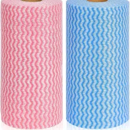 Non Woven Reusable Kitchen Towel Roll Pack of 2 Multipurpose Washable Tissue Wet and Dry Non-woven Cleaning Cloth-30