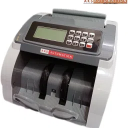 AKS AUTOMATION OVAL VALUE Semi Value Cash Counter with Fake Note Detection Note Counting Machine image 4