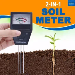 freshdcart Karomouj 2-in-1 Soil pH Meter, Accurate Soil Tester Moisture Meter for Home,Lawn Soil PH Meter image 2