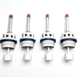 Battery water level float indicator cap set of 6 pieces (30 mm thread) (White) Height Gauge-image-8