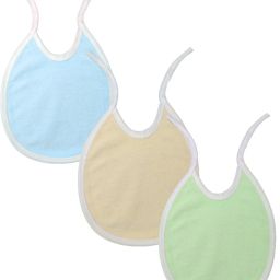 Baby Cotton Terry Bibs Cum Apron Set of 3 Pcs-image-61